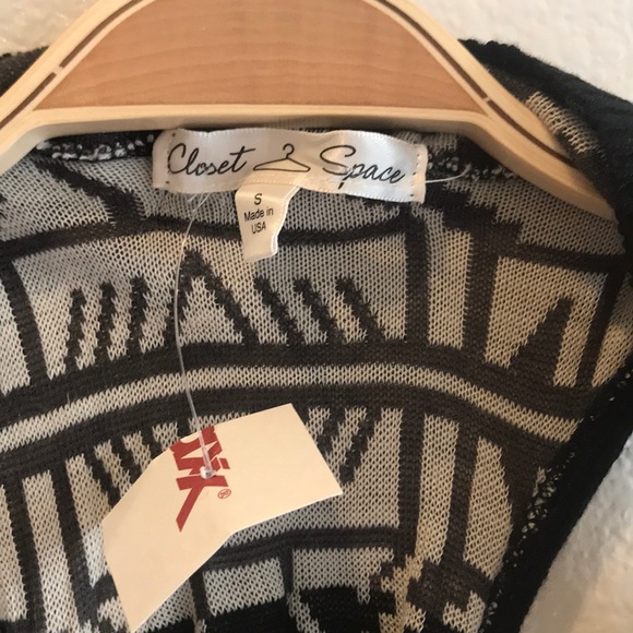 Overcoat with aztek print size Small - Picture 2 of 4